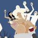Image for article titled On Adult Swim's China, IL, Ronald Reagan owns a time machine and Hulk Hogan is the dean of America's worst college